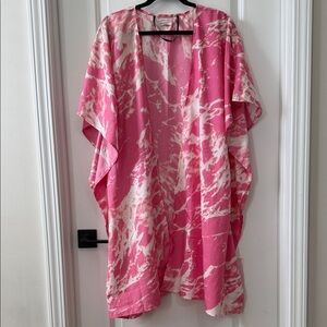 Melrose and Market Kimono Cover-Up Pink